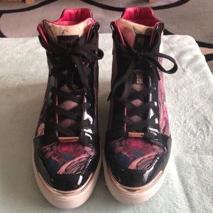 Ted Baker Floral High Top Sneakers